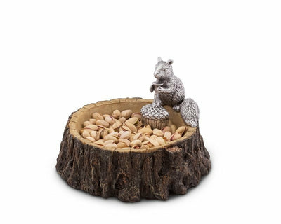 Arthur Court Designs Standing Squirrel Nut Bowl