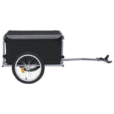 Bike Cargo Trailer Black and Gray