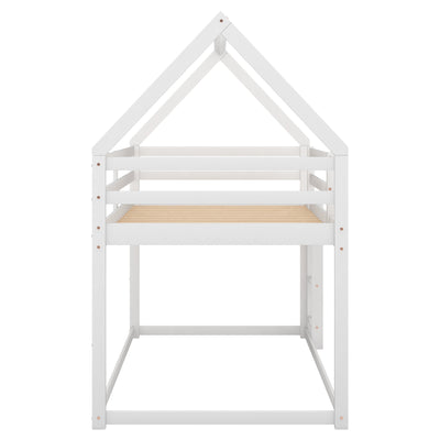 Twin over Twin  Bunk Bed with Ladder