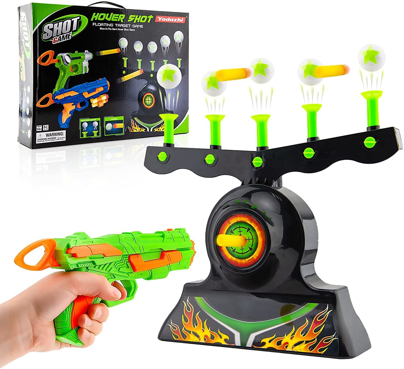 Hover Shot Shooting Target Game with Nerf Guns