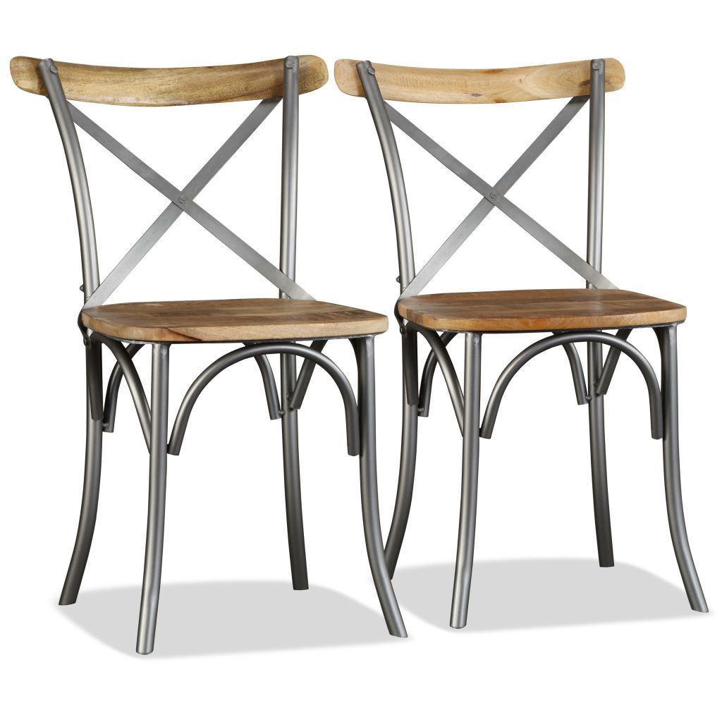Cross Back Chairs (Set of 2)