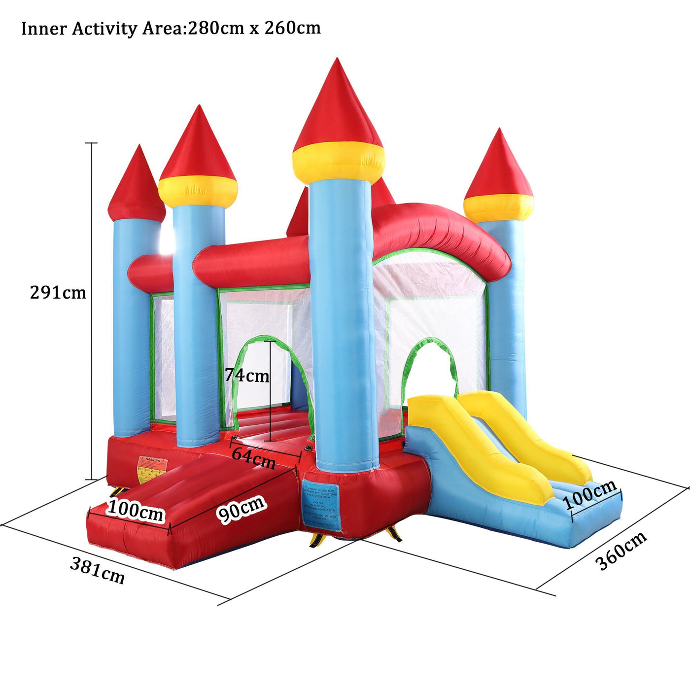 Kids Inflatable Bounce House Castle