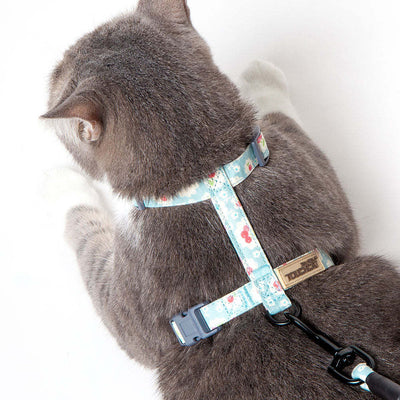 Touchcat ® 'Radi-Claw' Durable Cable Cat Harness and Leash Combo