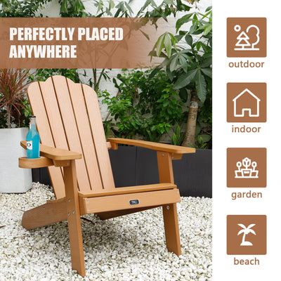 Adirondack Chair with Cup Holder