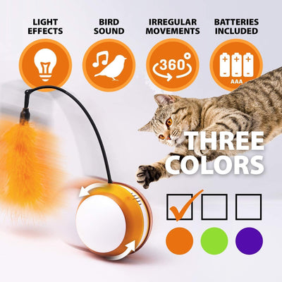 360 Degree Self Rotating Cat Toy Ball