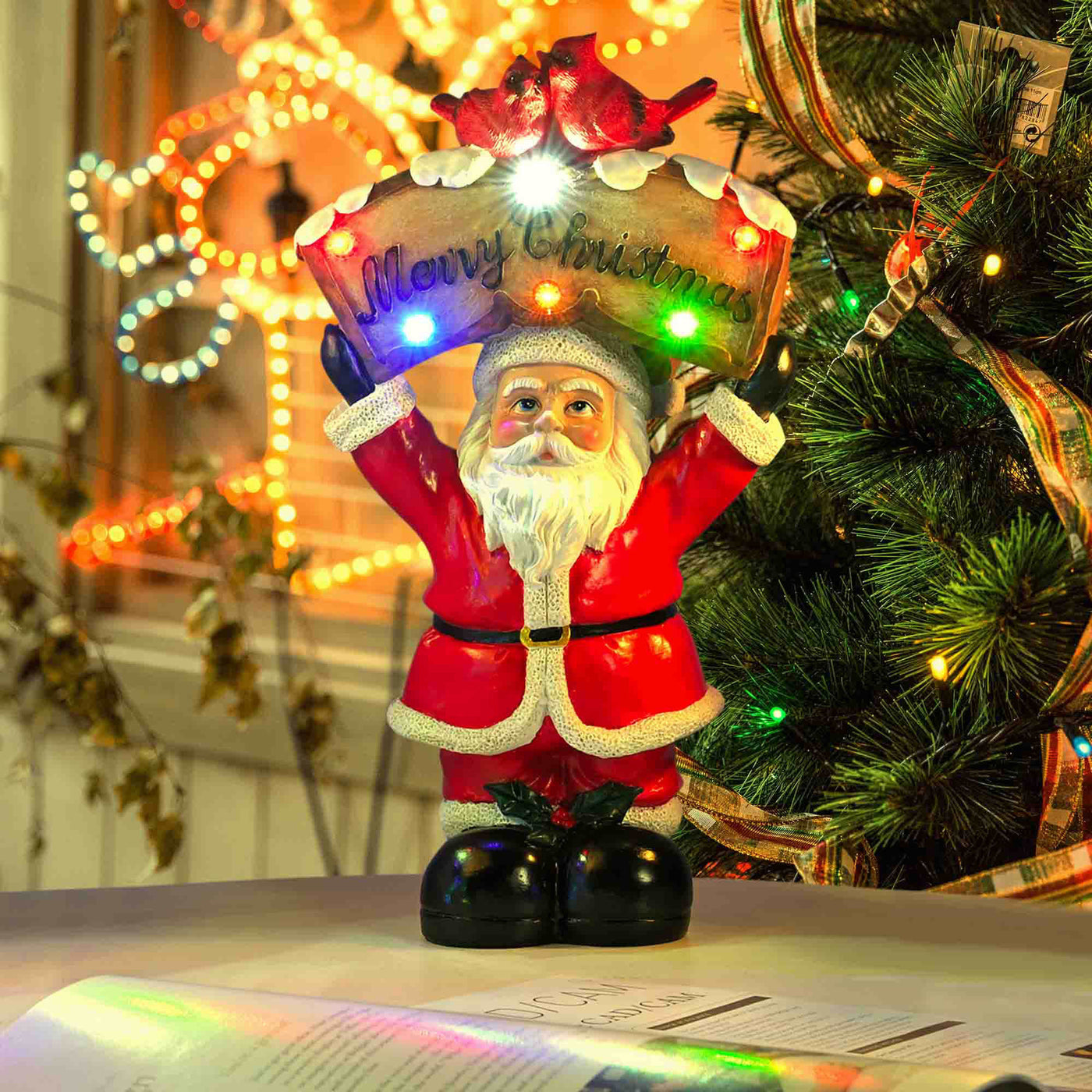 LED Santa Decoration