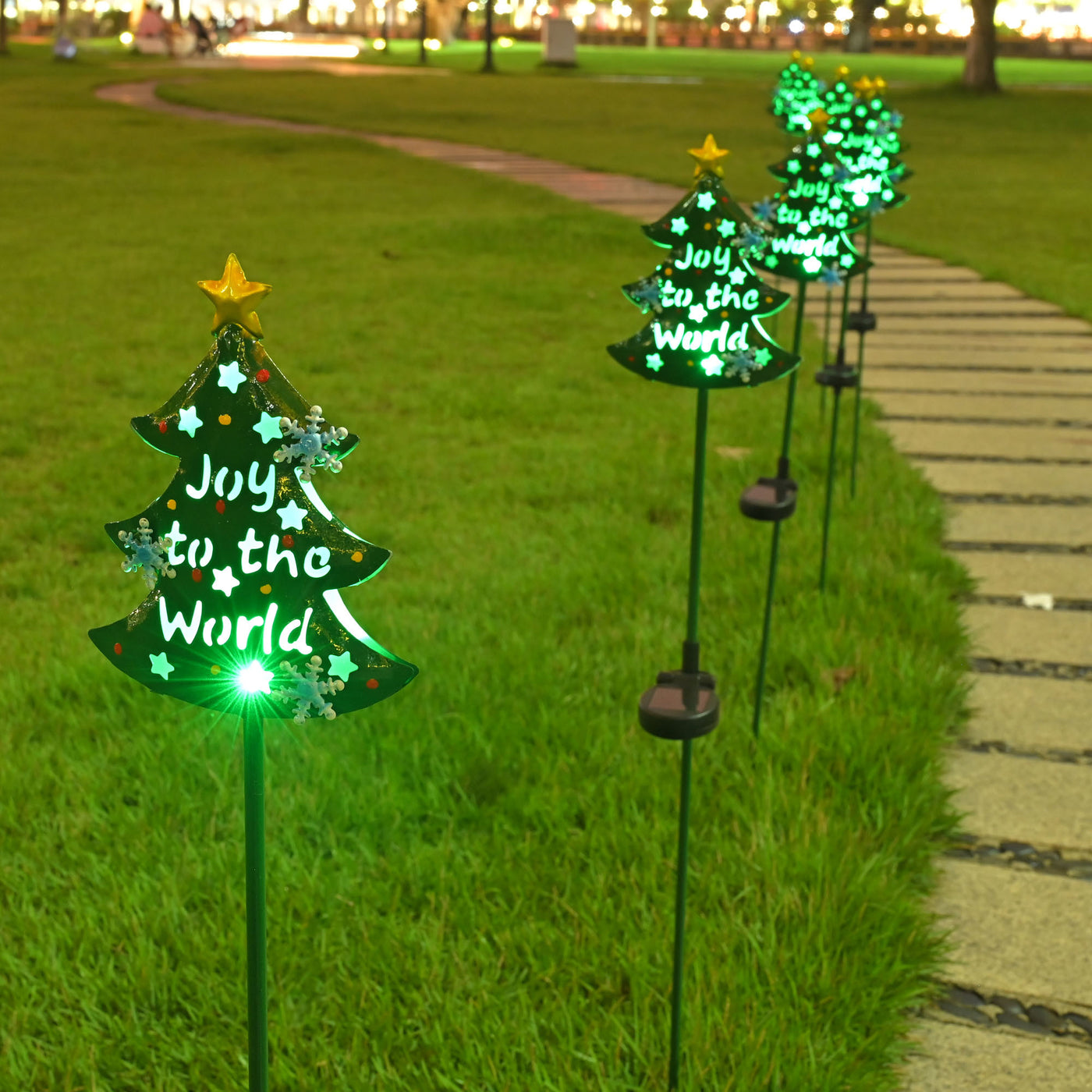 Christmas Tree Solar Stake Lights