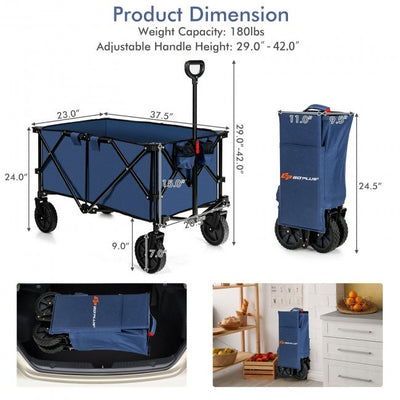 Collapsible Garden Wagon Folding Cart