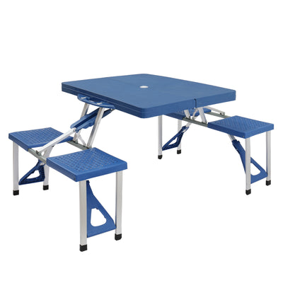 Portable One Piece Folding Tables and Chairs