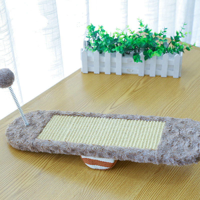 Seesaw Cat Toy Scratcher with Ball