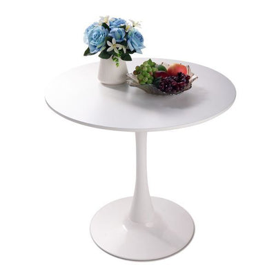 31.5"H Tulip Dining Table in White